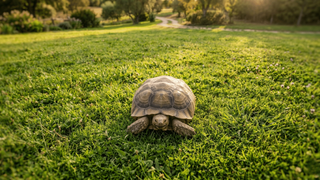 Most sulcata owners are feeding their tortoise wrong. Here's a complete, species-specific sulcata tortoise food list with the ratios that actually matter.