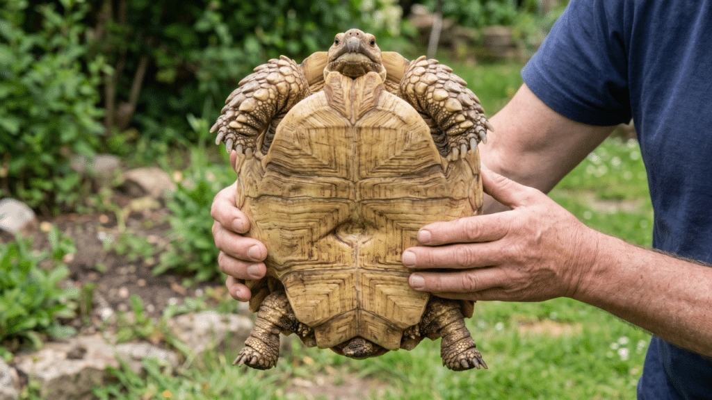 Learn exactly how to sex a sulcata tortoise using guides and with a full male vs. female comparison table.