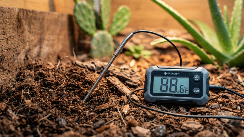 An indoor sulcata tortoise enclosure has to engineer everything the wild provides naturally. How to get lighting, heat, substrate, and space.