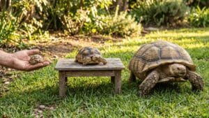 This complete sulcata tortoise size guide covers growth rates by age, healthy vs. rapid growth, housing transitions, and what drives adult size.