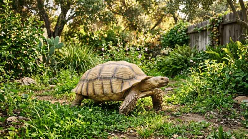This complete sulcata tortoise size guide covers growth rates by age, healthy vs. rapid growth, housing transitions, and what drives adult size.