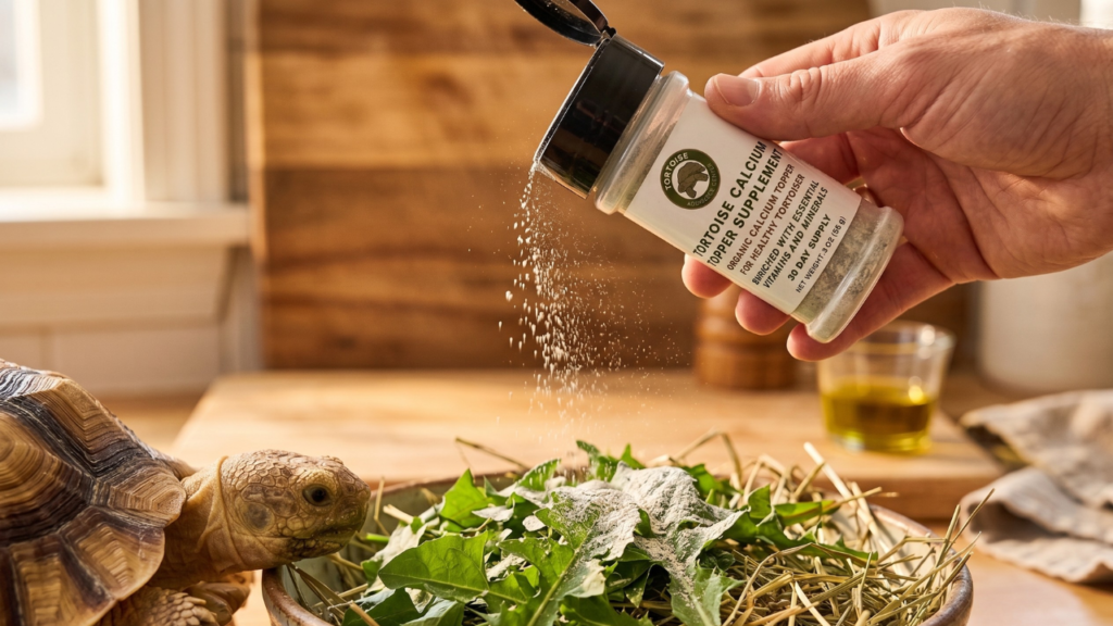 Baby Sulcata Calcium: The Complete Guide to Getting It Right from Day One 1 This complete guide covers baby sulcata calcium info, Ca:P ratios, D3 dependency, and the new Tortoise Calcium Topper.