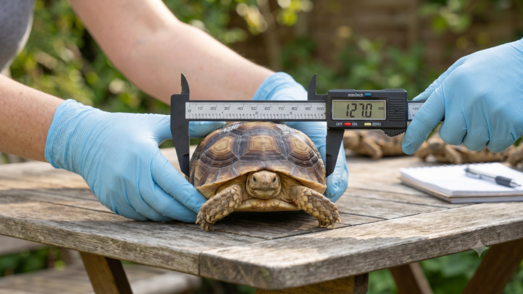Baby Sulcata Growth: Month-by-Month Guide to Healthy Rates, Warning Signs, and Fixes 3 This complete baby sulcata growth guide gives you month-by-month targets, a diagnostic table, and specific dietary fixes for every growth problem.