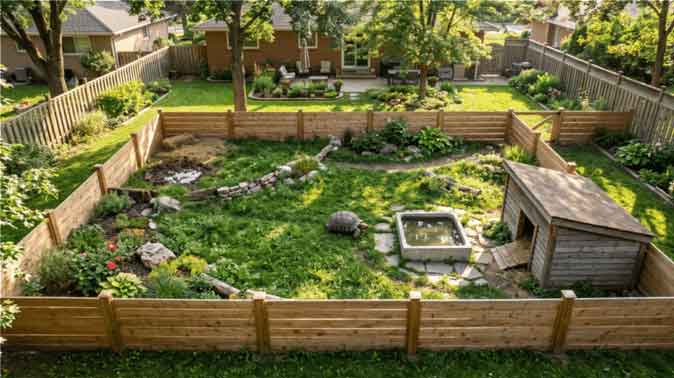Sulcata Tortoise Outdoor Enclosure