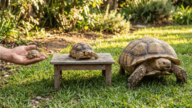 Sulcata Tortoise Size by Age